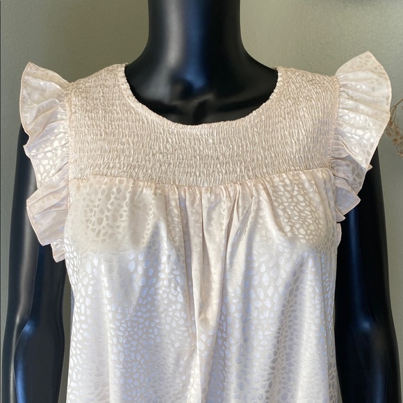 Umgee Cream Animal Print Dress with Ruffles - Picture 3 of 9